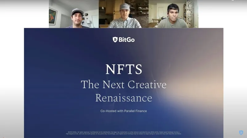 NFTs: The Next Creative Renaissance webinar